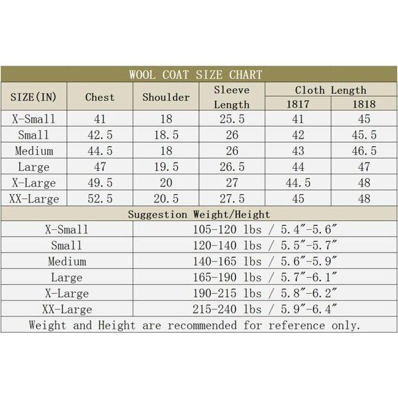 🆕 Men Black Wool Trench Coat Winter Fleece Lining Business Jacket Regular Fit - Picture 7 of 7